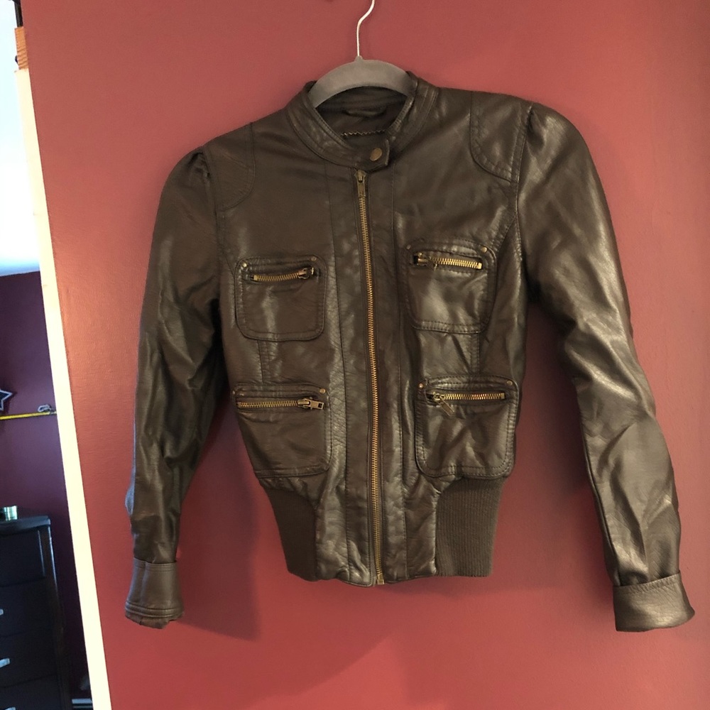 XS Faux leather Delia’s jacket